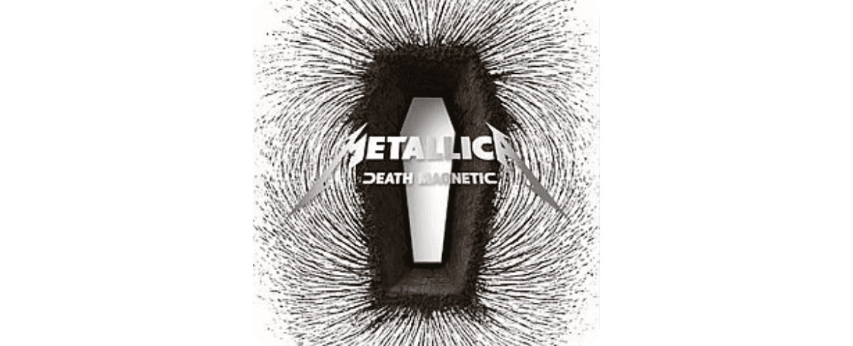 Metallica's 2008 Death Magnetic album cover