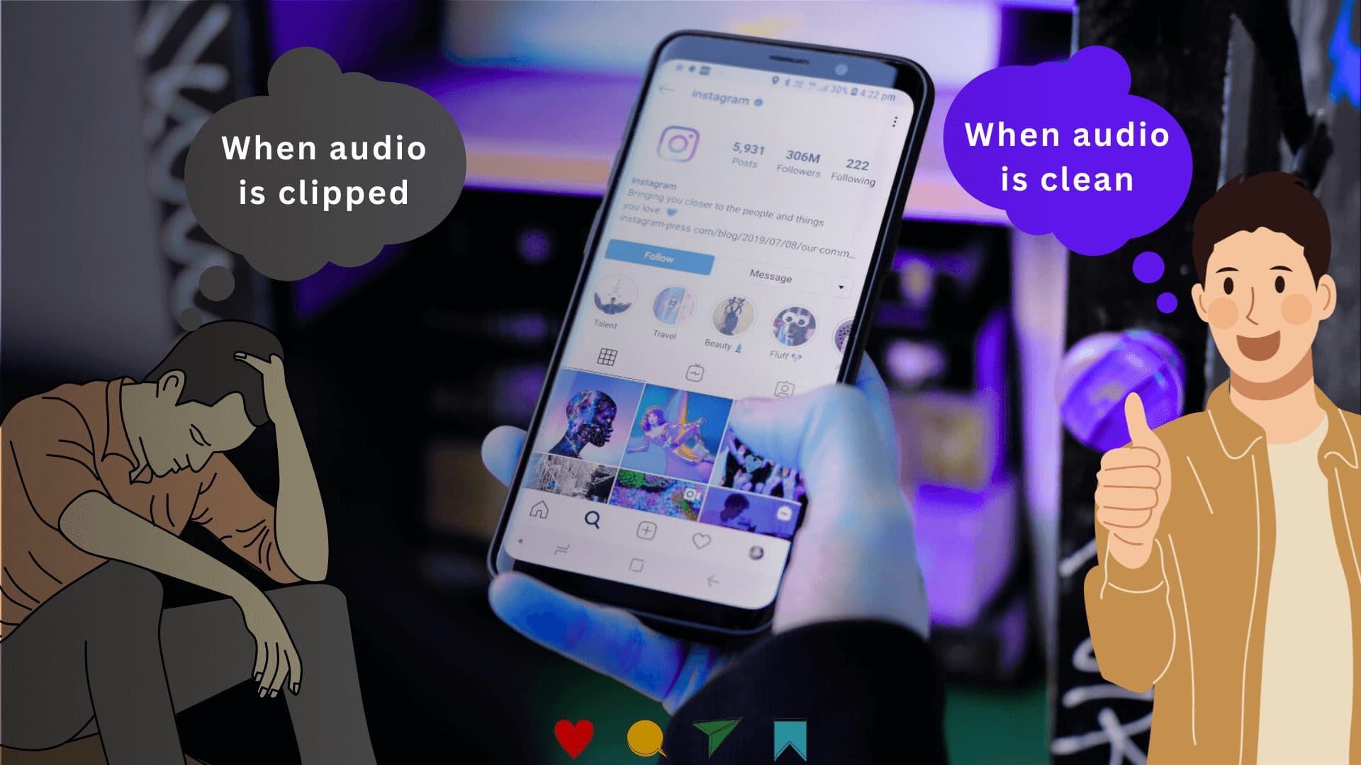 Tienes fallos de audio en Instagram con frecuencia? Encuentra la solucion