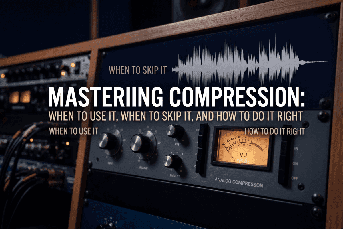 Compressione nel mastering: quando usarla, quando saltarla e come farla bene