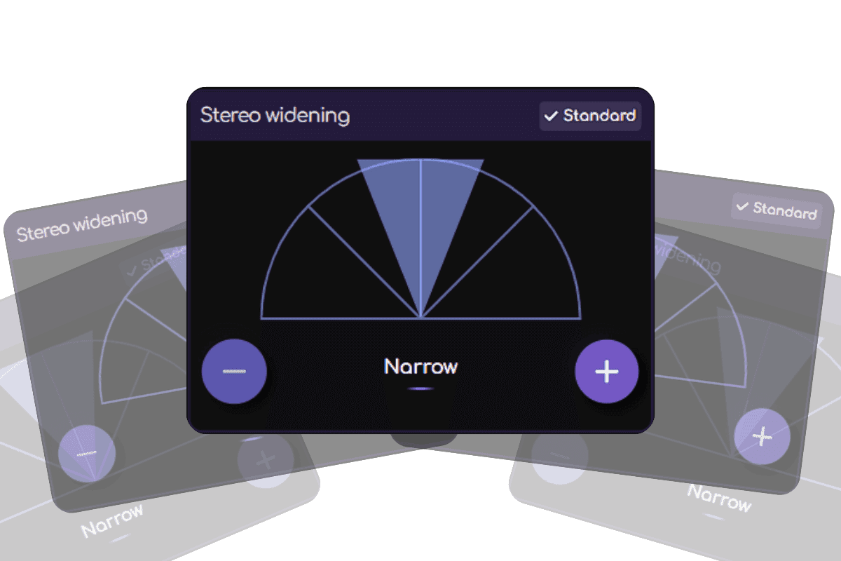 Remasterify’s Stereo Widening tool